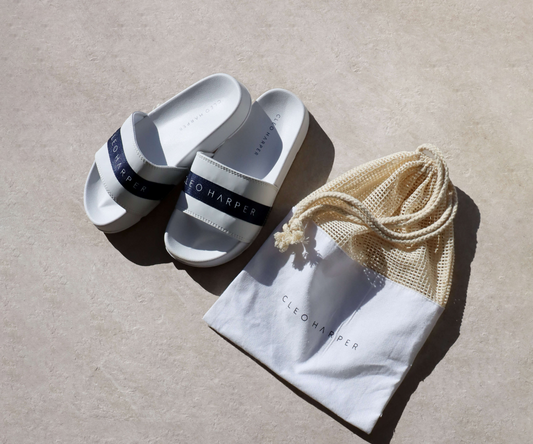 Slide into stylish and comfortable outfits with our new Cleo Harper slides