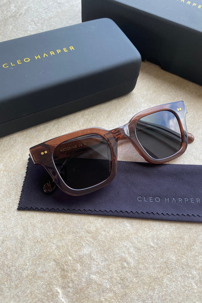 02 Sunglasses - Suede - Cleo Harper