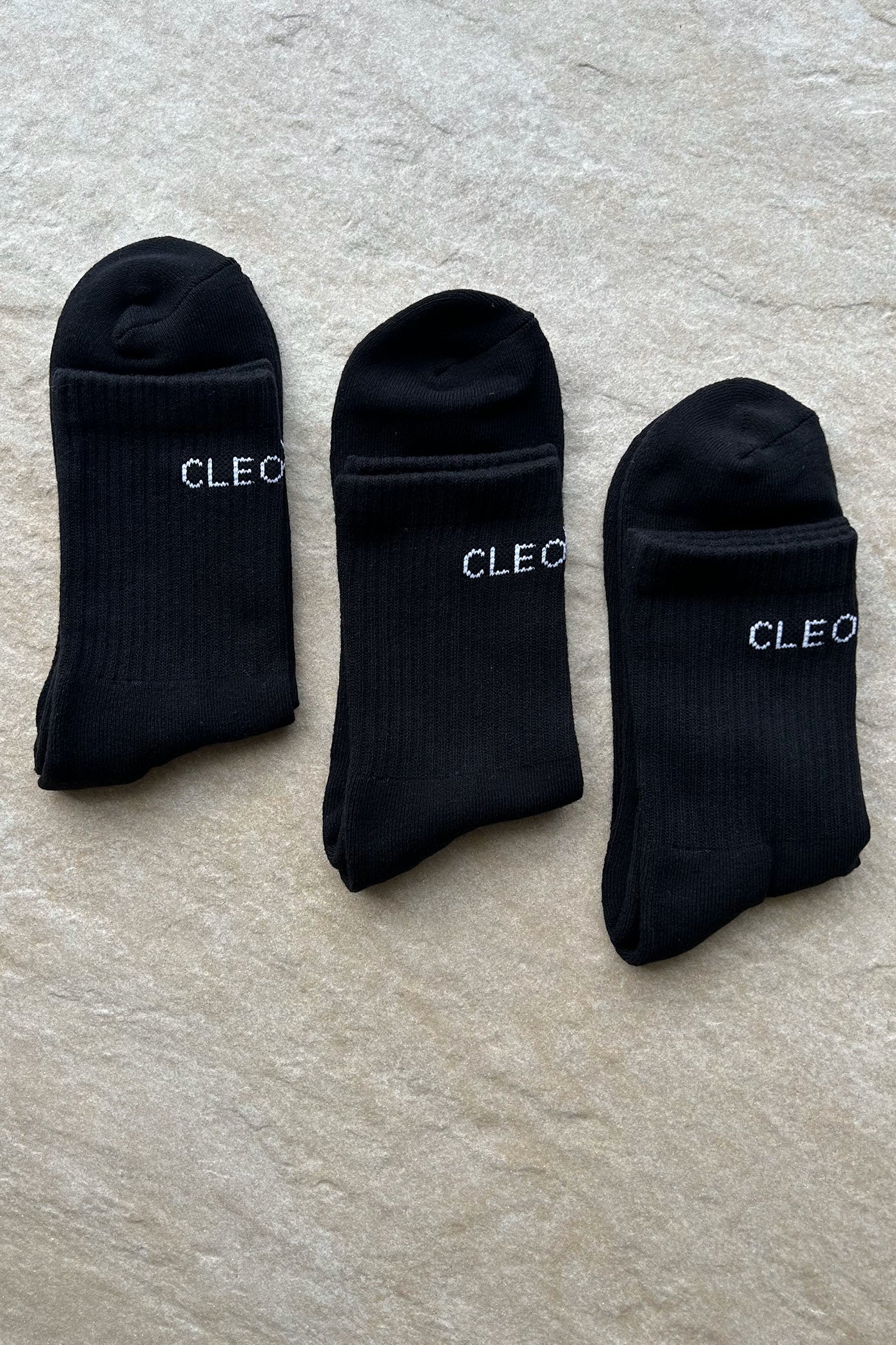 Classic Socks 3 Pack - Short - Black