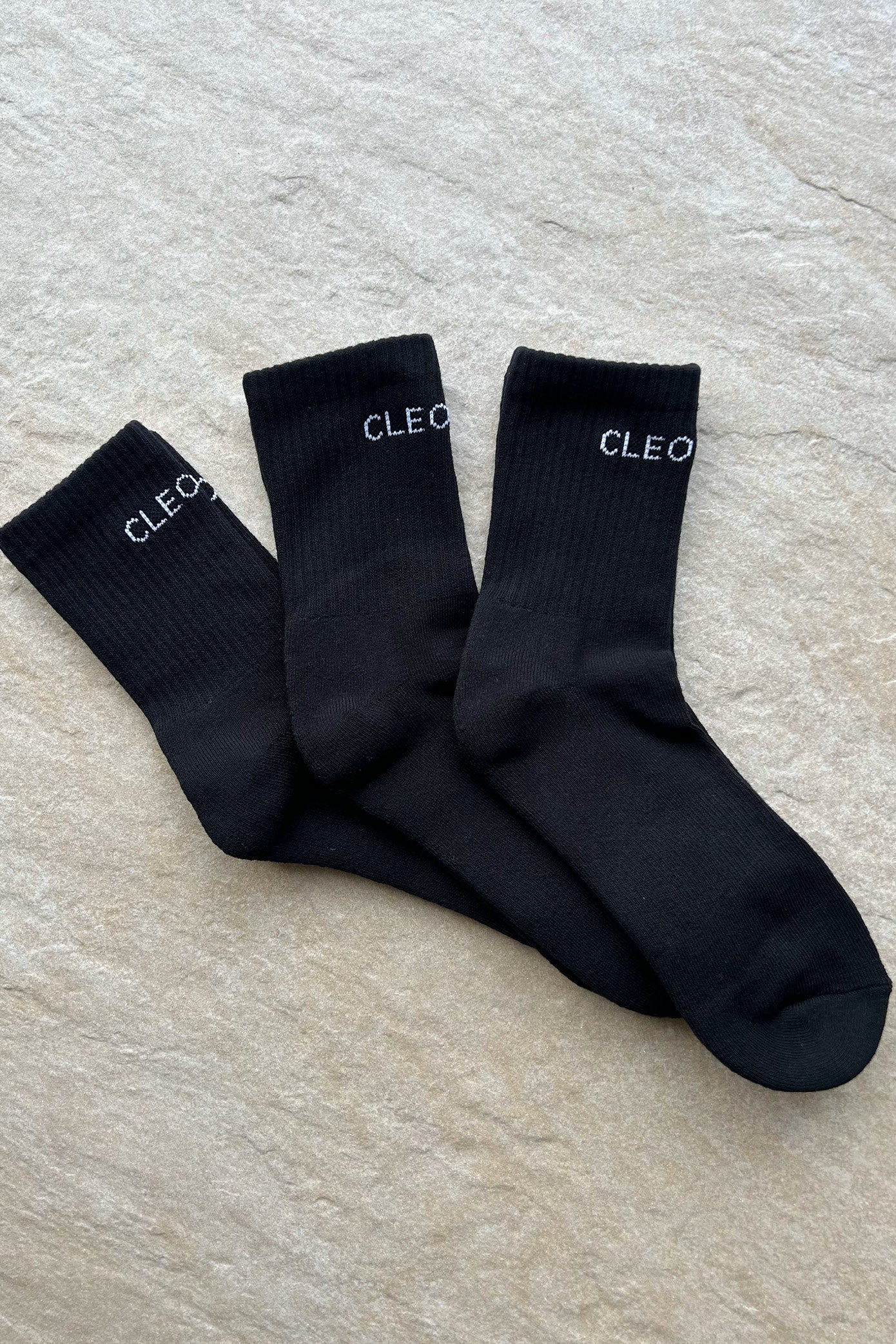 Classic Socks 3 Pack - Short - Black