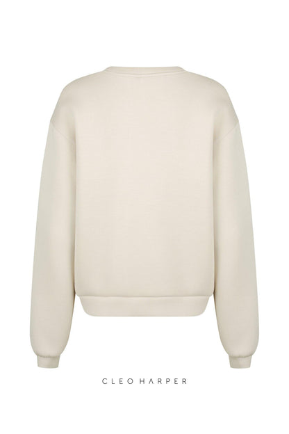 Brighton Sweater - Beige - Cleo Harper