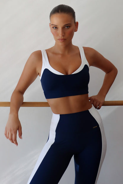 Embody Legging - Navy White