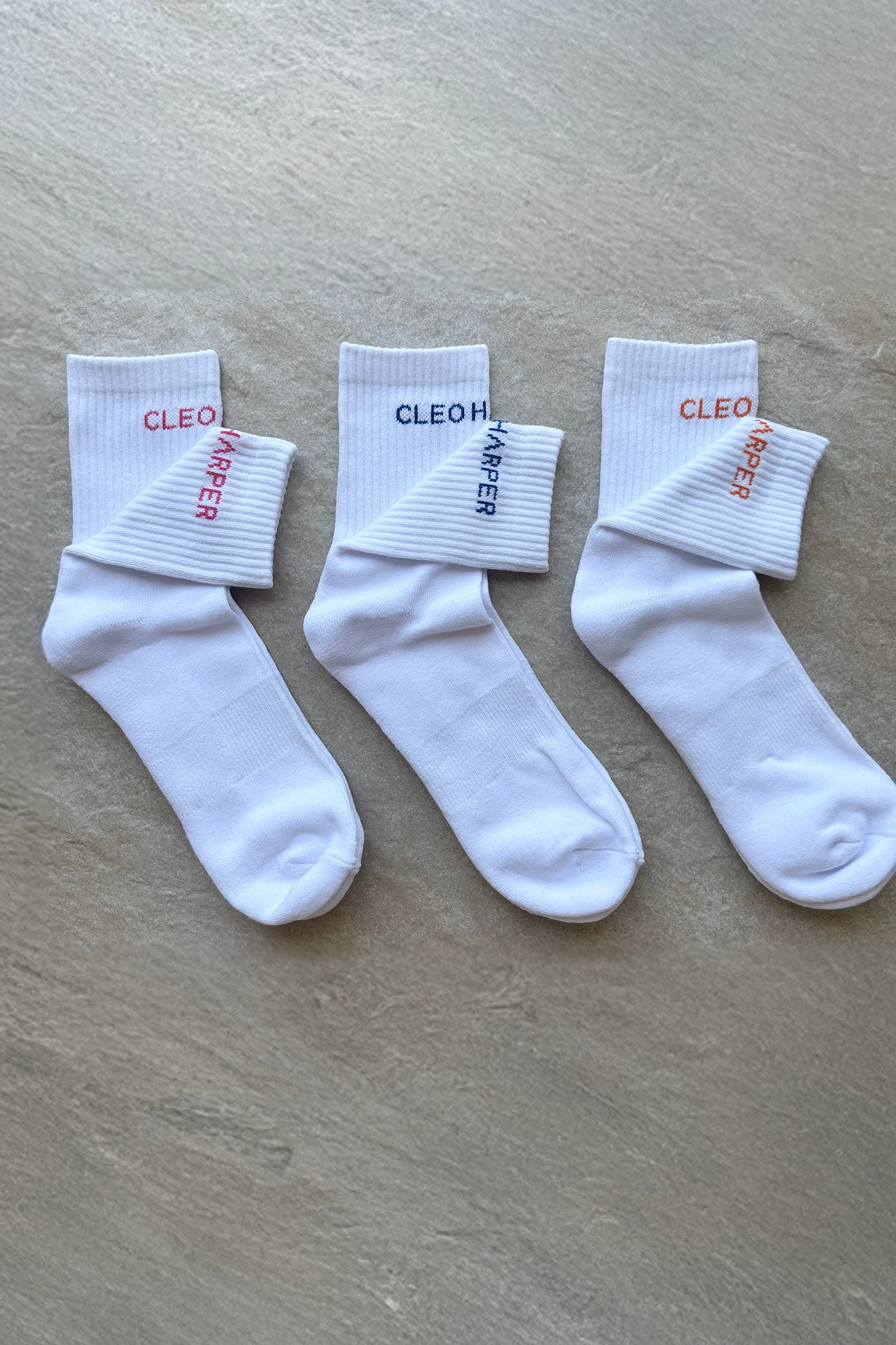 Classic Socks 3 Pack - Short - White - Sport En Vogue