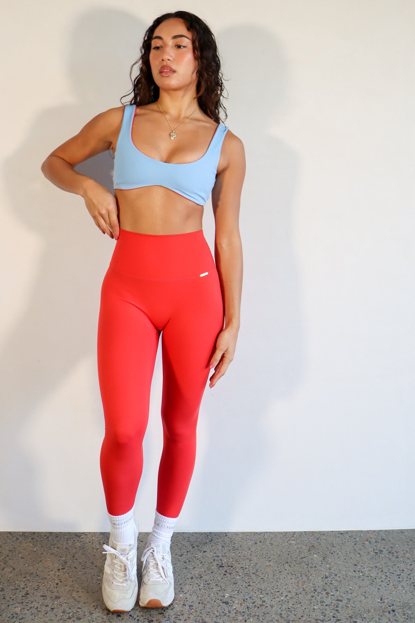 Unity Legging - Hibiscus