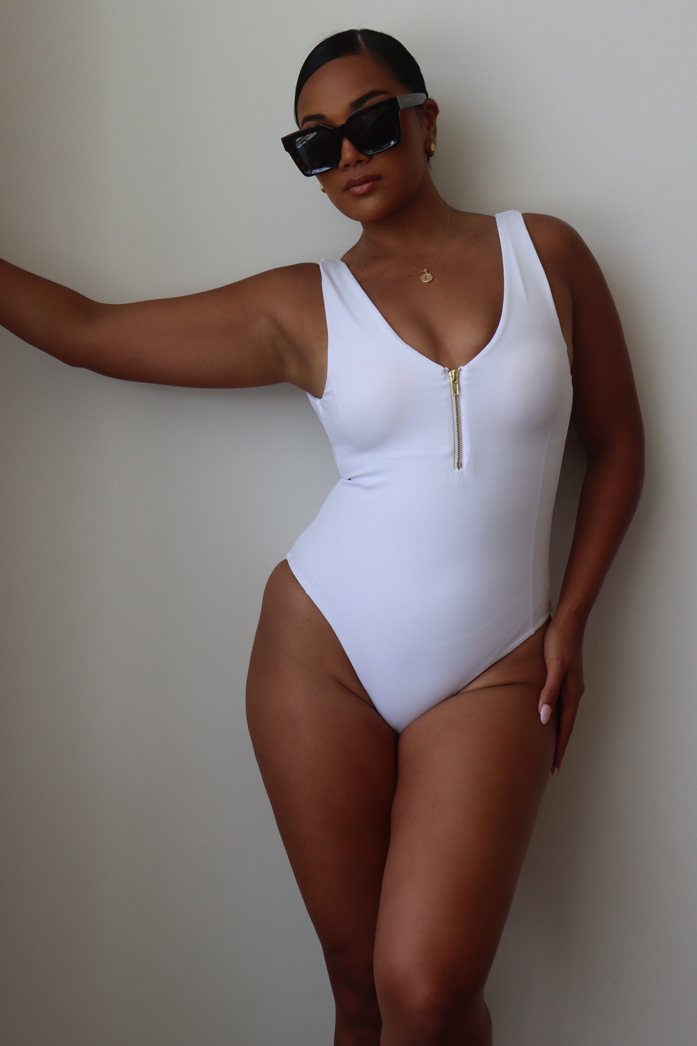 Opulent One Piece - White