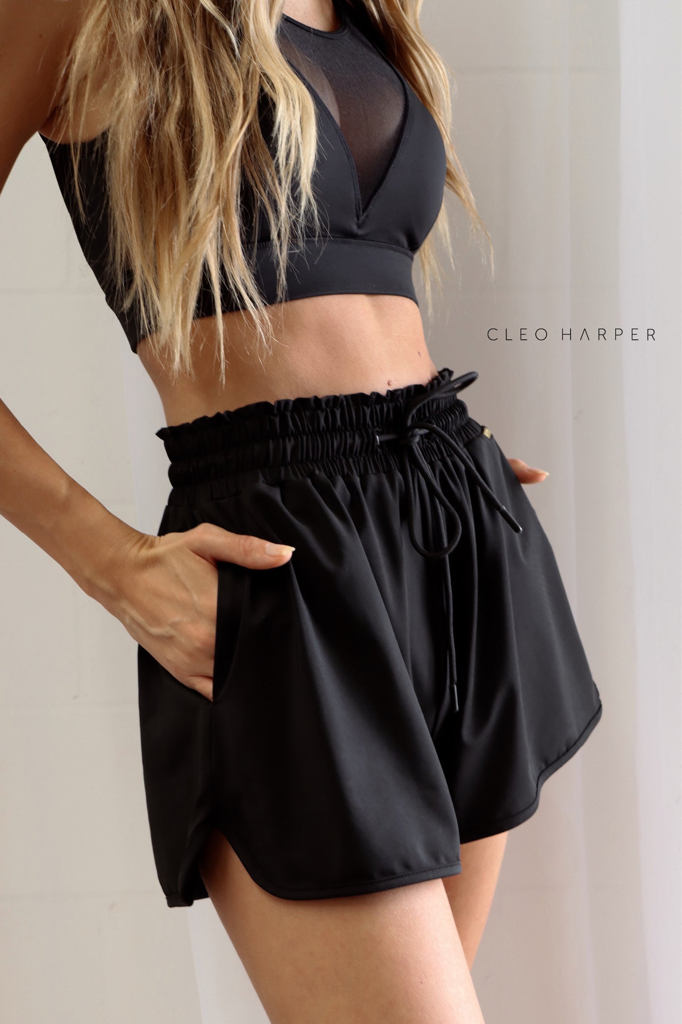 Compass Short - Black - Cleo Harper