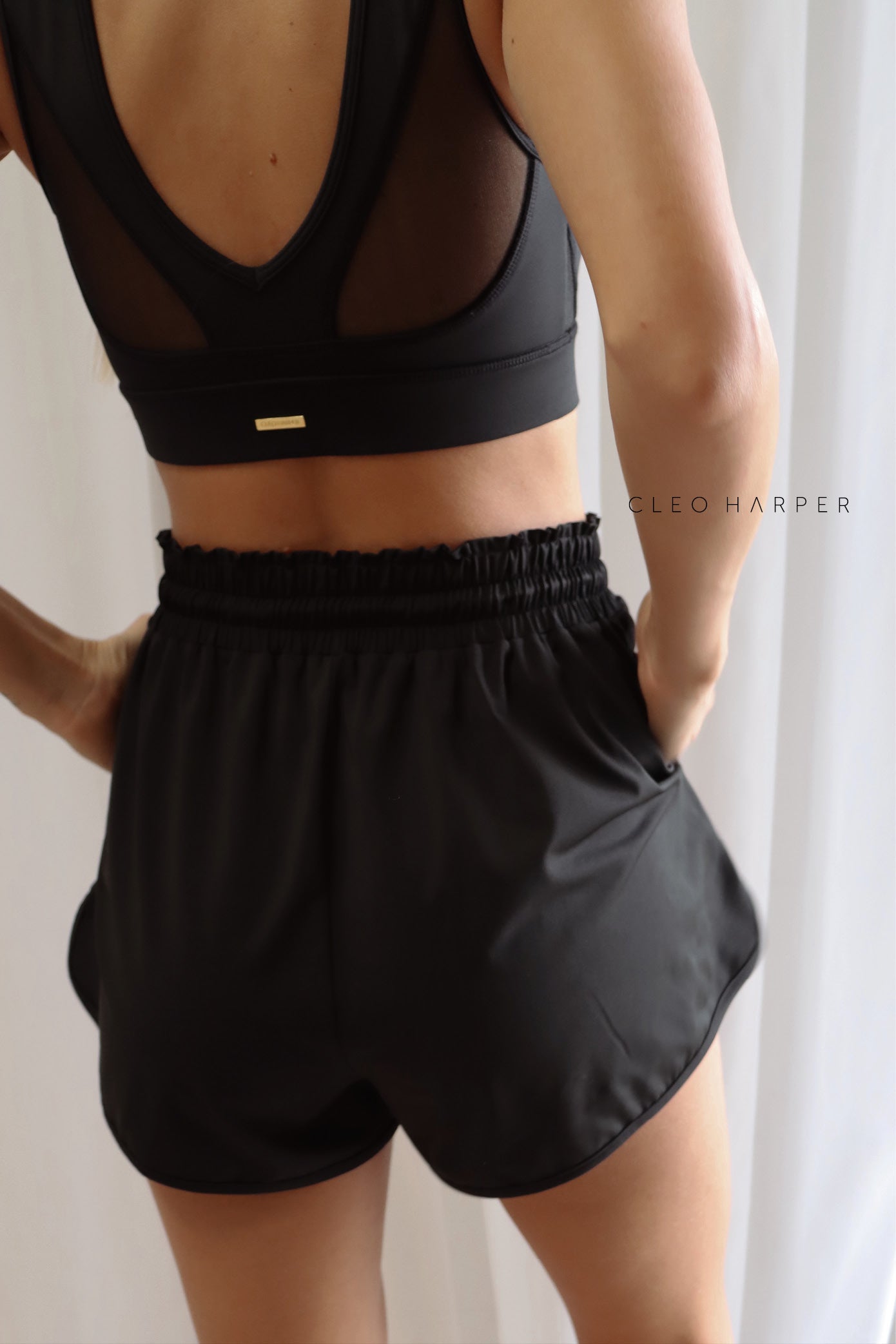 Compass Short - Black - Cleo Harper