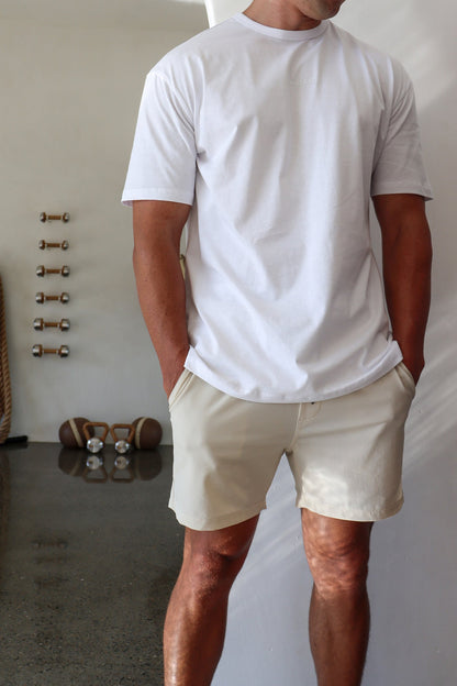 H17 Wave Shorts - Beige