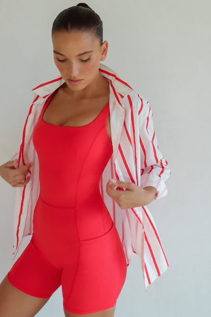 Mabelle Shirt - Red Stripe