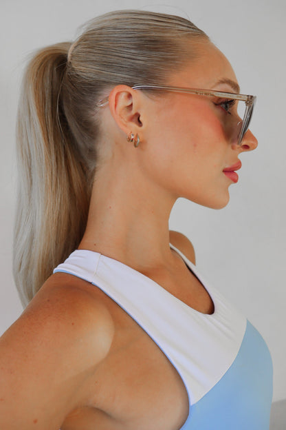 04 Sunglasses - Clear - Cleo Harper