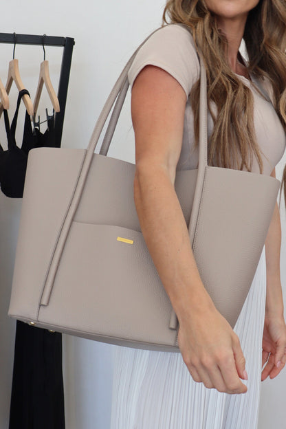 Tote Bag - Taupe - Cleo Harper